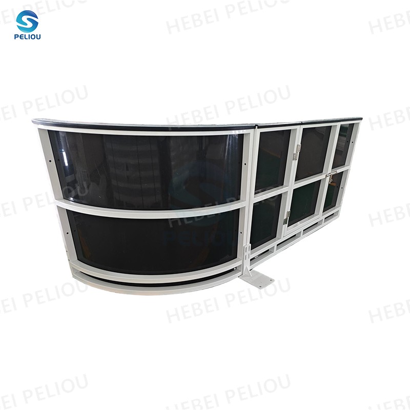 Black Artificial Ice Rink Dasher Boards